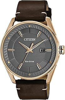 Citizen Men's Sport Casual 3-Hand Eco-Drive Watch, Date, Patterned Dial