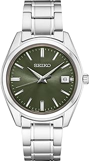 Timepiece SUR527 Quartz Watch for Men - Essentials Collection - Green Dial with Date Calen