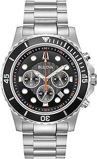 Timepiece Men's Classic Sport 6-Hand Chronograph Quartz Watch, Calendar Date, Luminous Han