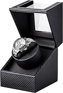 Timepiece Watch Winder for Automatic Watches_ Automatic Single Watch Winder Box with Japan