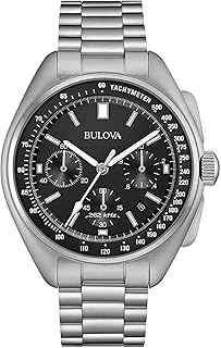 Timepiece Men's Archive Series Lunar Pilot 6-Hand Chronograph High Performance Quartz Stai