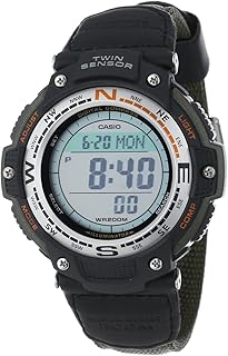 Timepiece SGW100 Series _ Digital Watch & Compass _ 200M WR _ 100 SEC Stopwatch _ Twin Sen