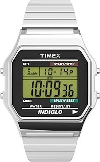 Timepiece Men's Digital Watch - Stainless Steel - 41mm Case